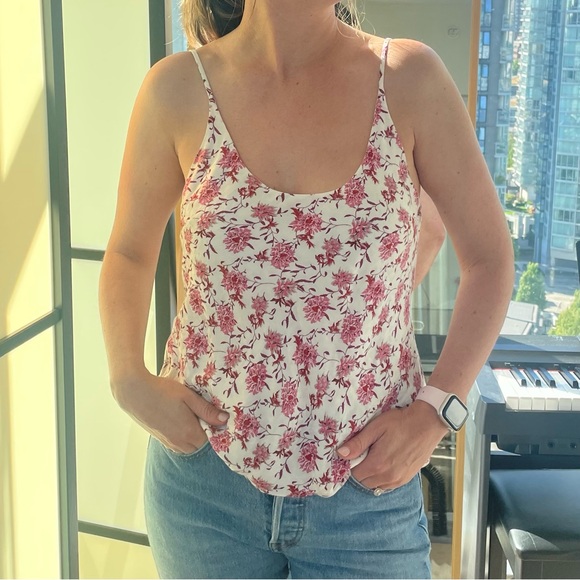 Rag & Bone Eva Floral Camisole Size 4 - Picture 2 of 6